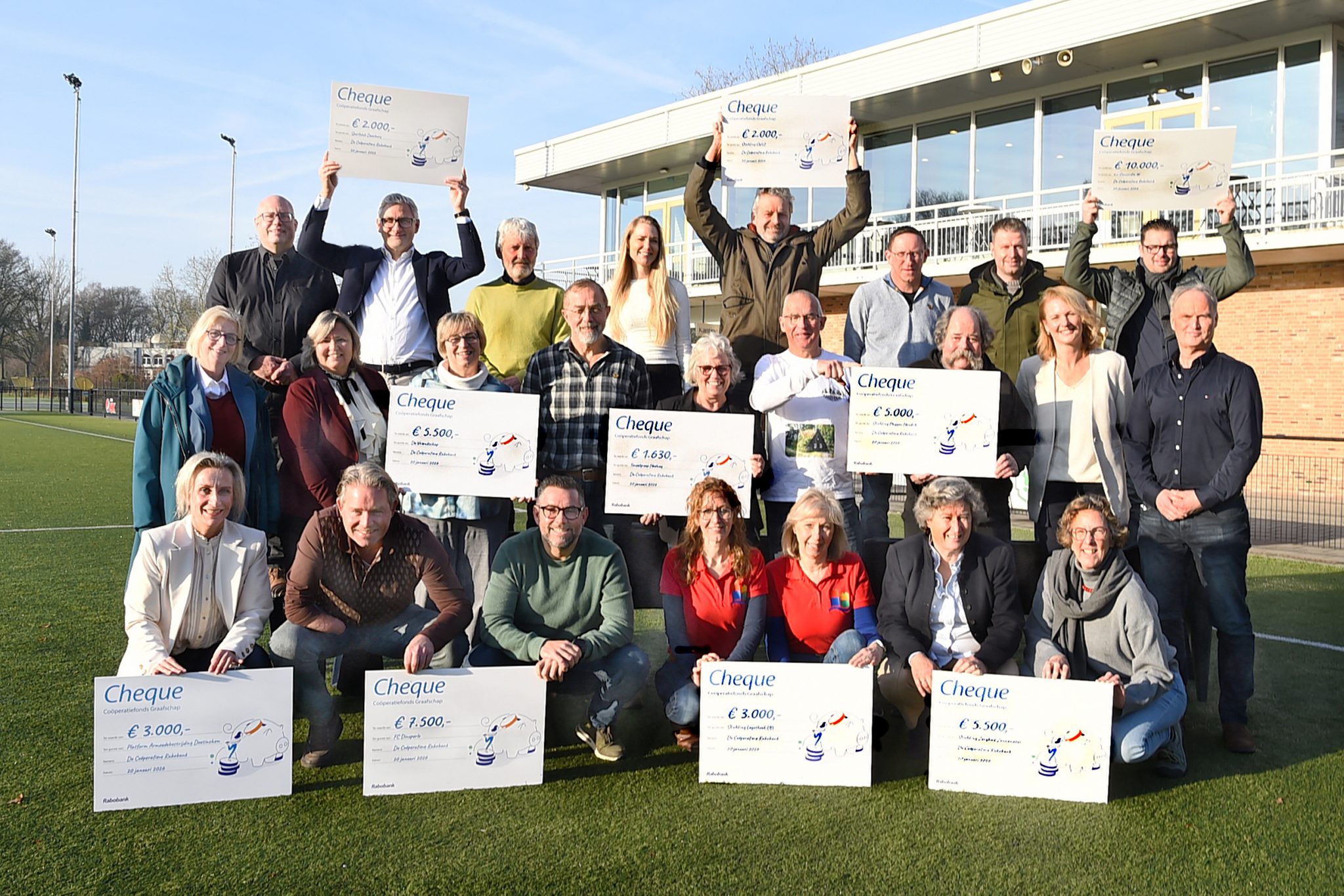 Rabobank verdeelt € 45.000 in de regio Graafschap